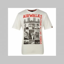 Airwalk, biele tričko WELCOME TO THE JUNGLE 100%bavlna  posledný kus veľkosť S.